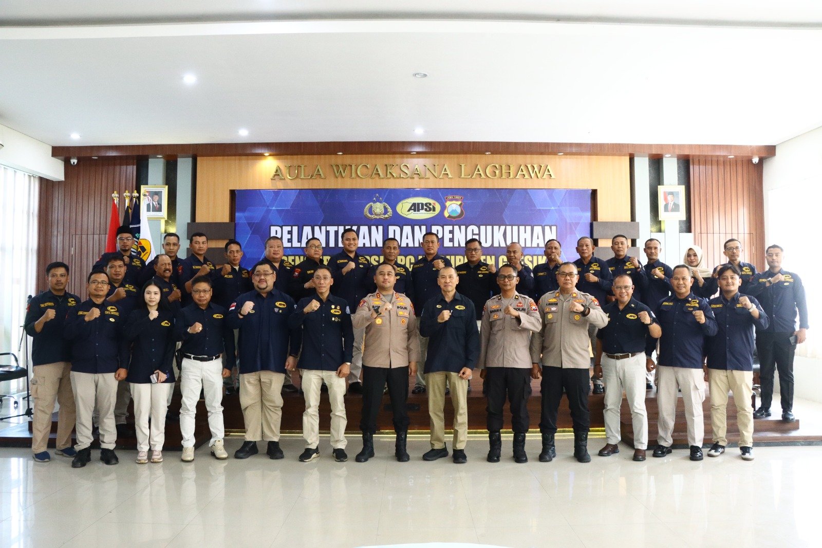 Polres Gresik Perkuat Sinergitas, Pengurus APSI Kabupaten Gresik Resmi Dilantik