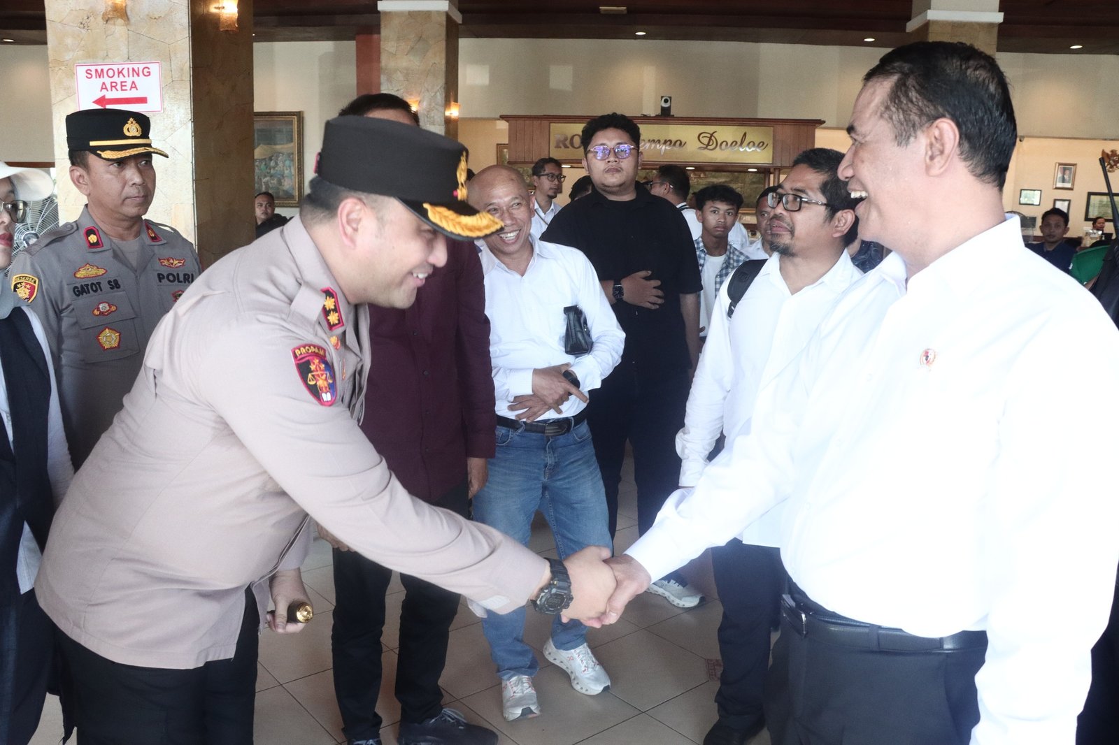 Wujudkan Asta Cita Menuju Kedaulatan Pangan, Kapolres Gresik Dampingi Kunjungan Menteri Pertanian